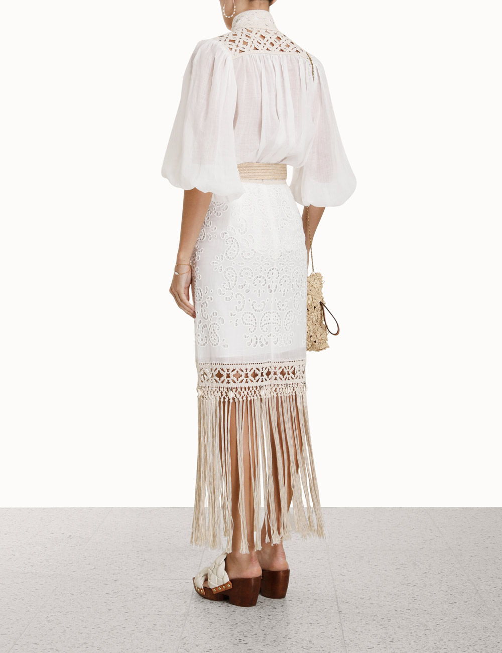 Vitali Fringe Skirt