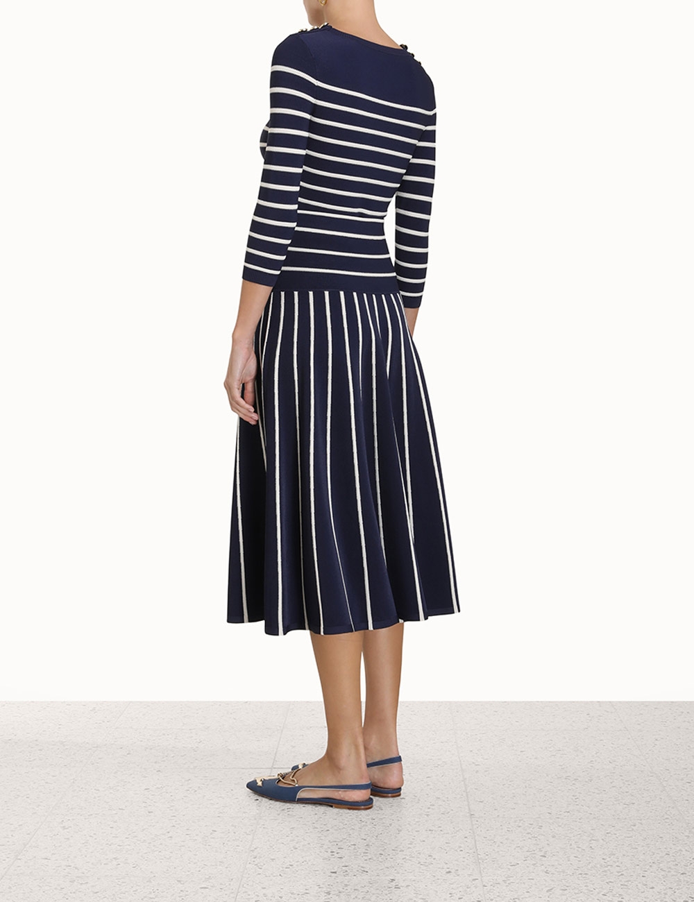 High Tide Button Shoulder Top