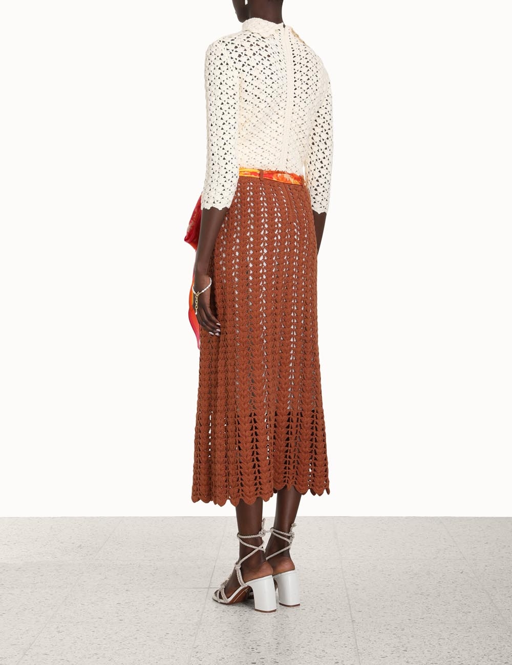High Tide Crochet Midi Dress