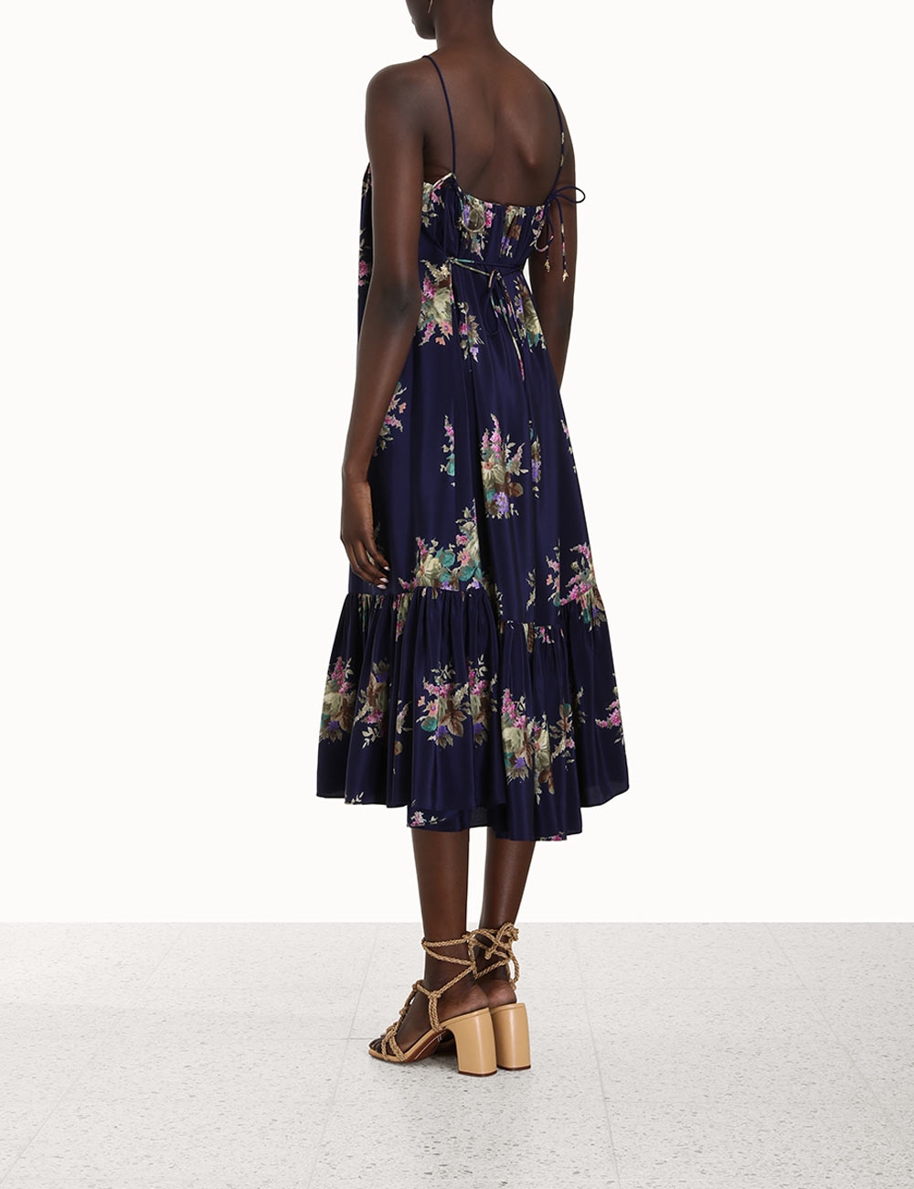 Halter Neck Midi Dress