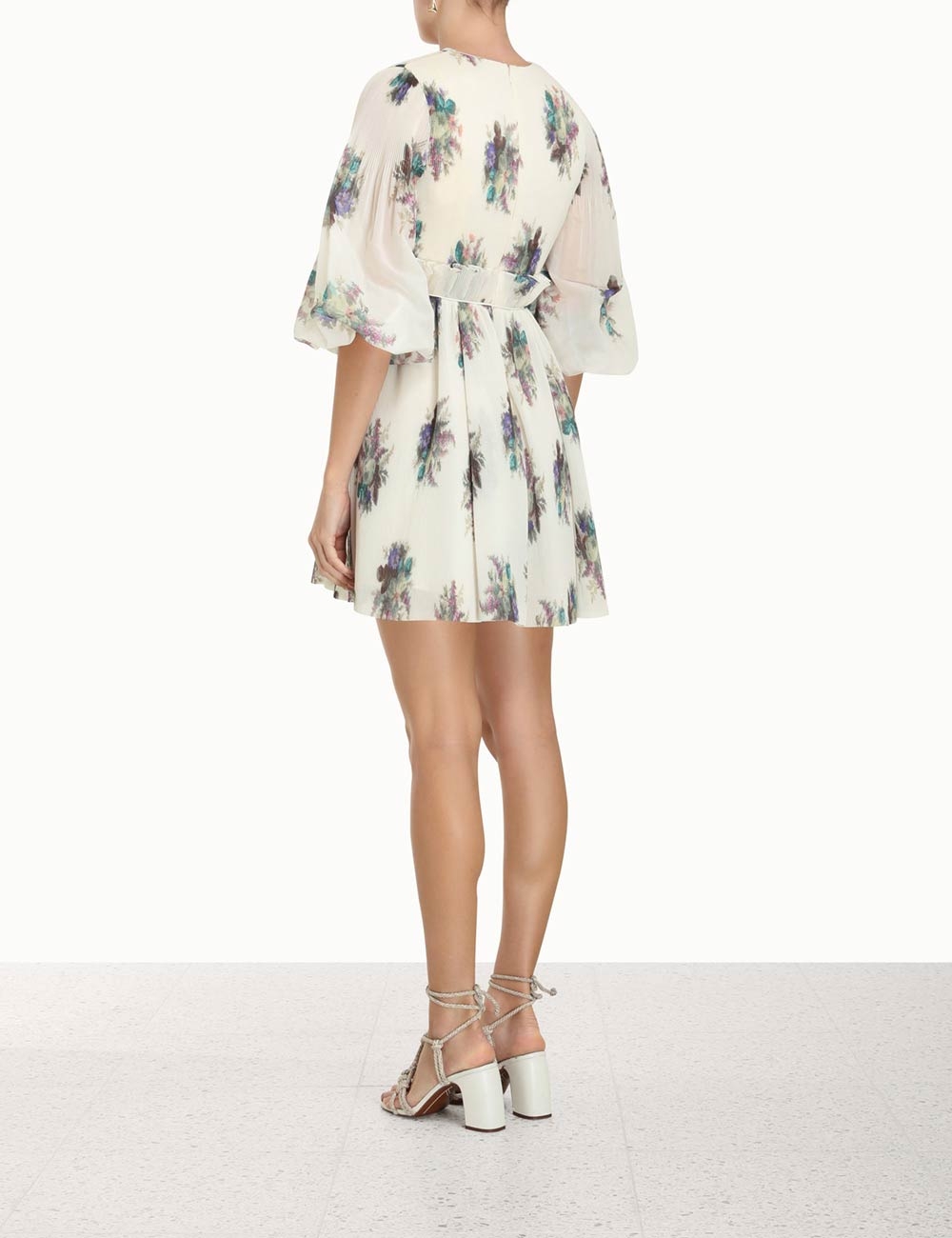 Pleated Mini Dress