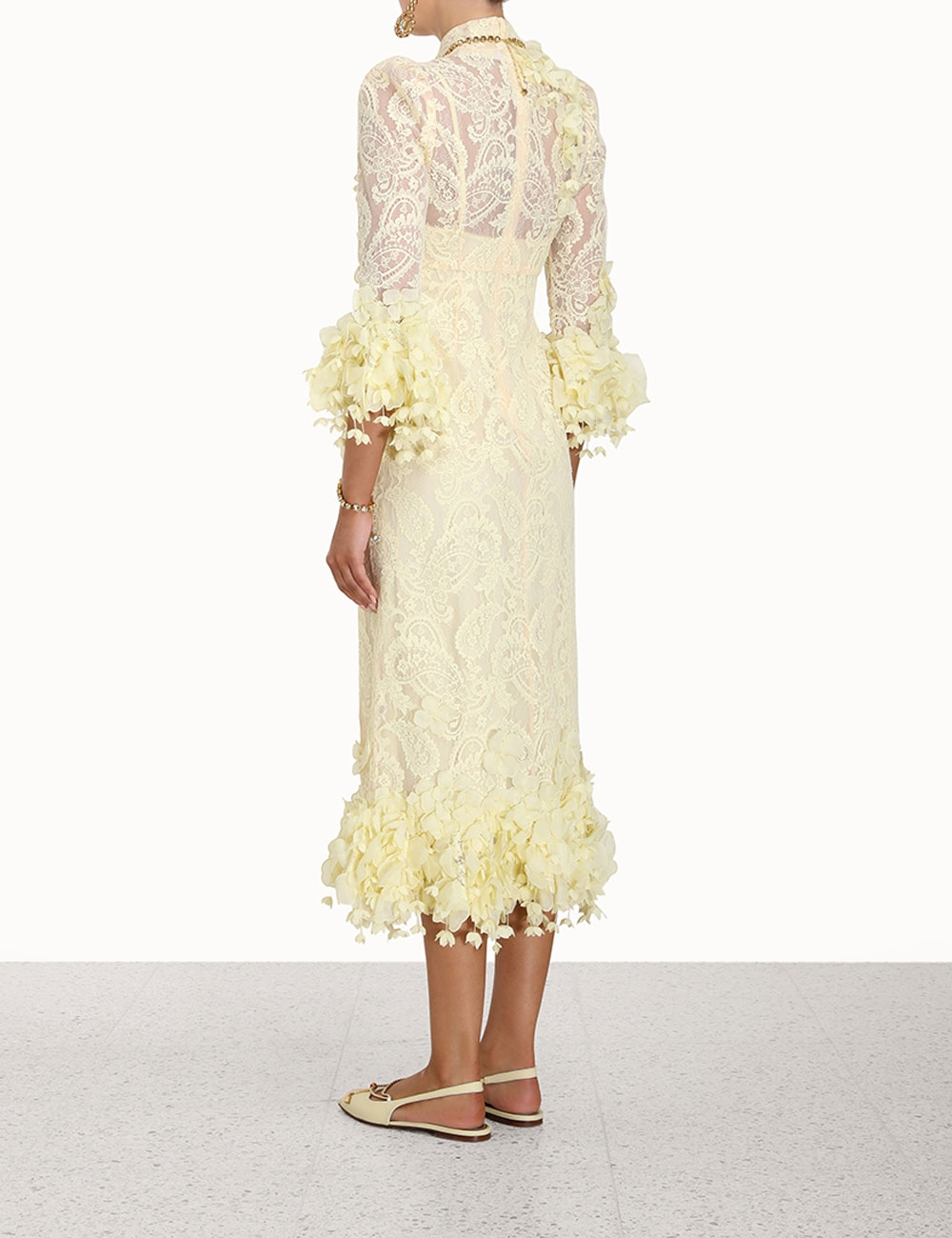High Tide Lace Midi Dress