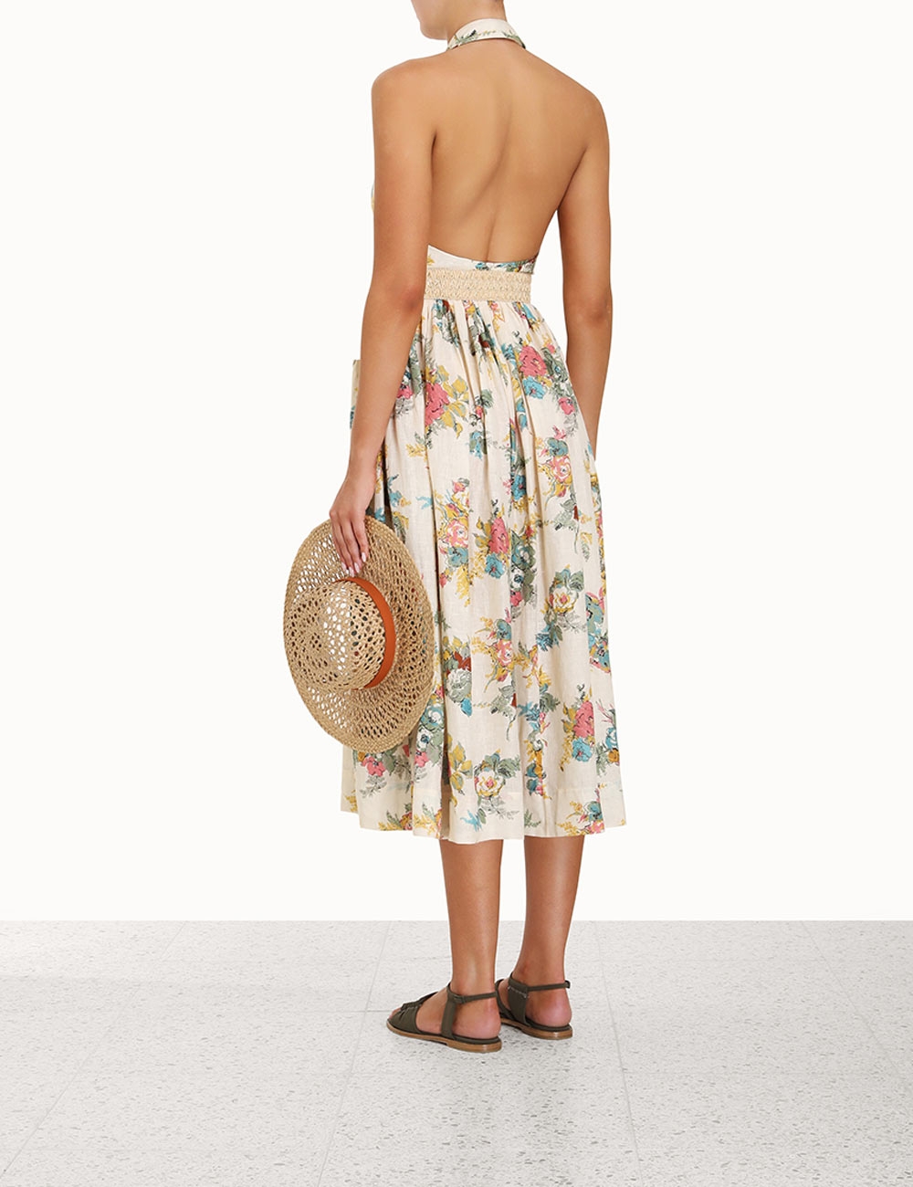 Clover Halter Shirt Dress