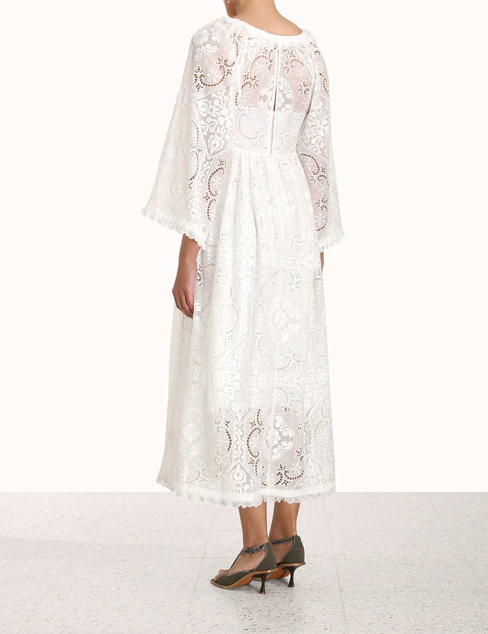 Laurel Wide Sleeve Midi Dress