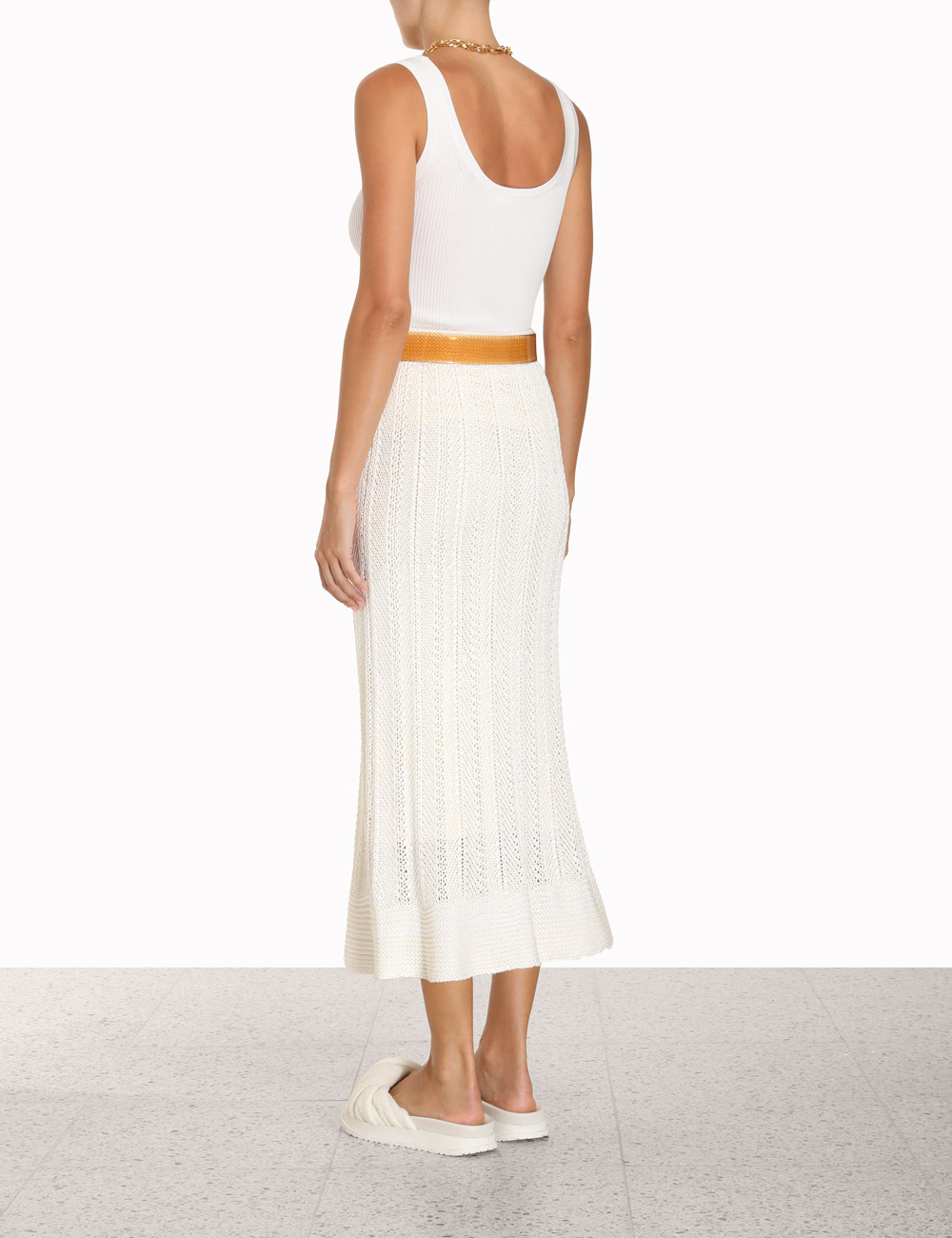 Wonderland Knit Midi Skirt