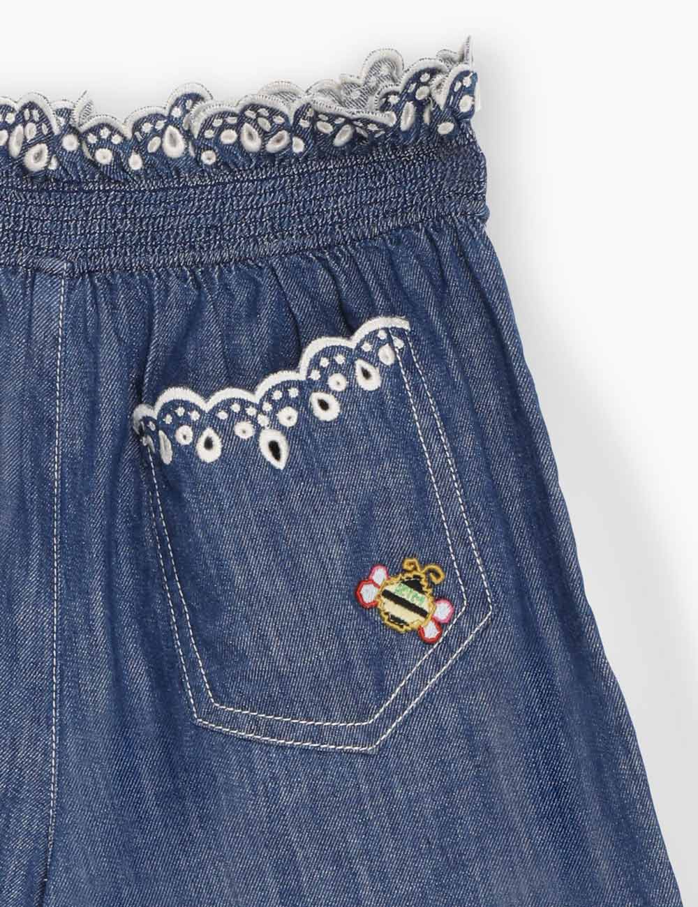 Tiggy Scallop Denim Pant