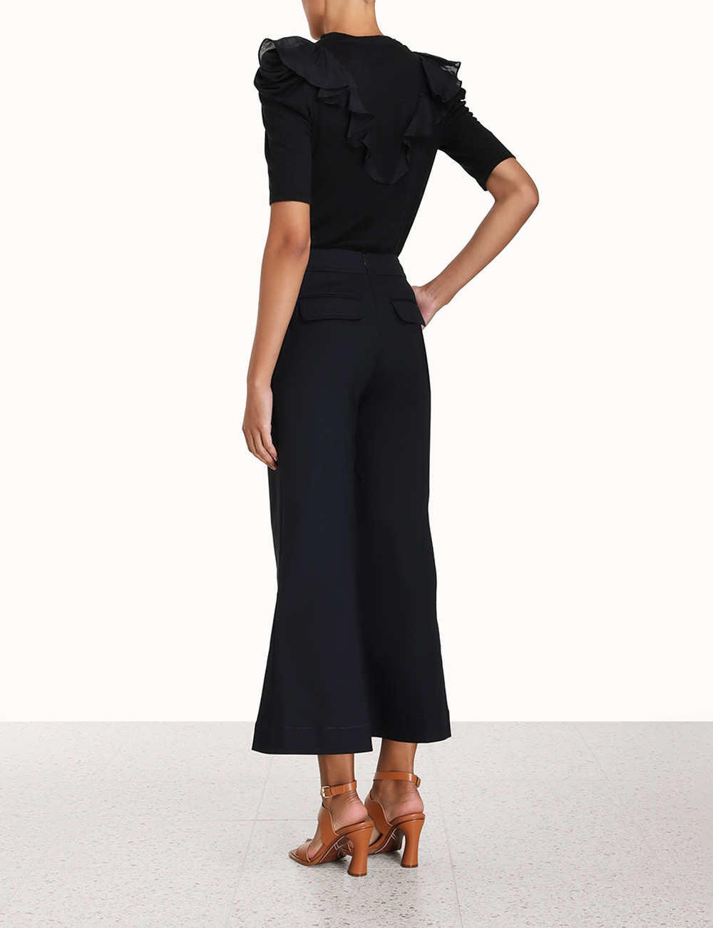 Tama Crop Sailor Pant