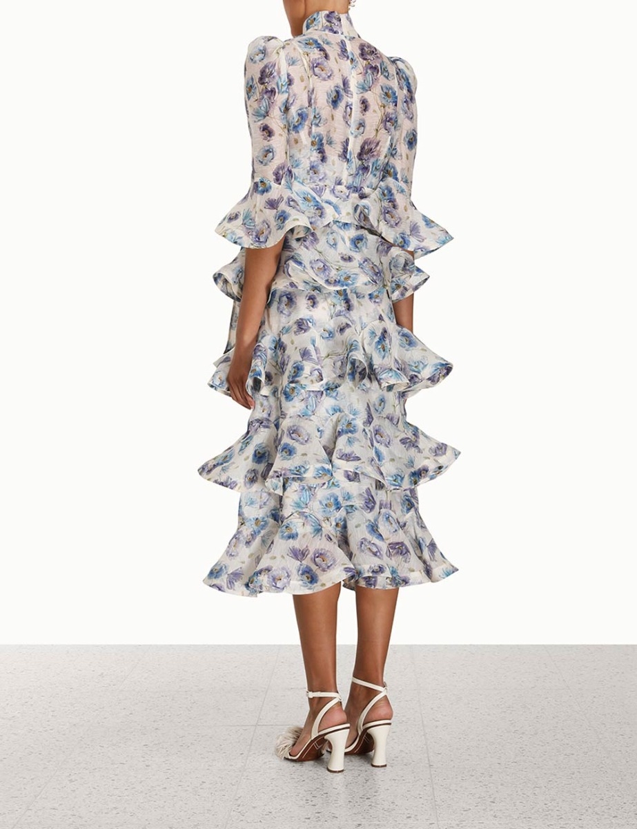 Tama Tiered Midi Dress