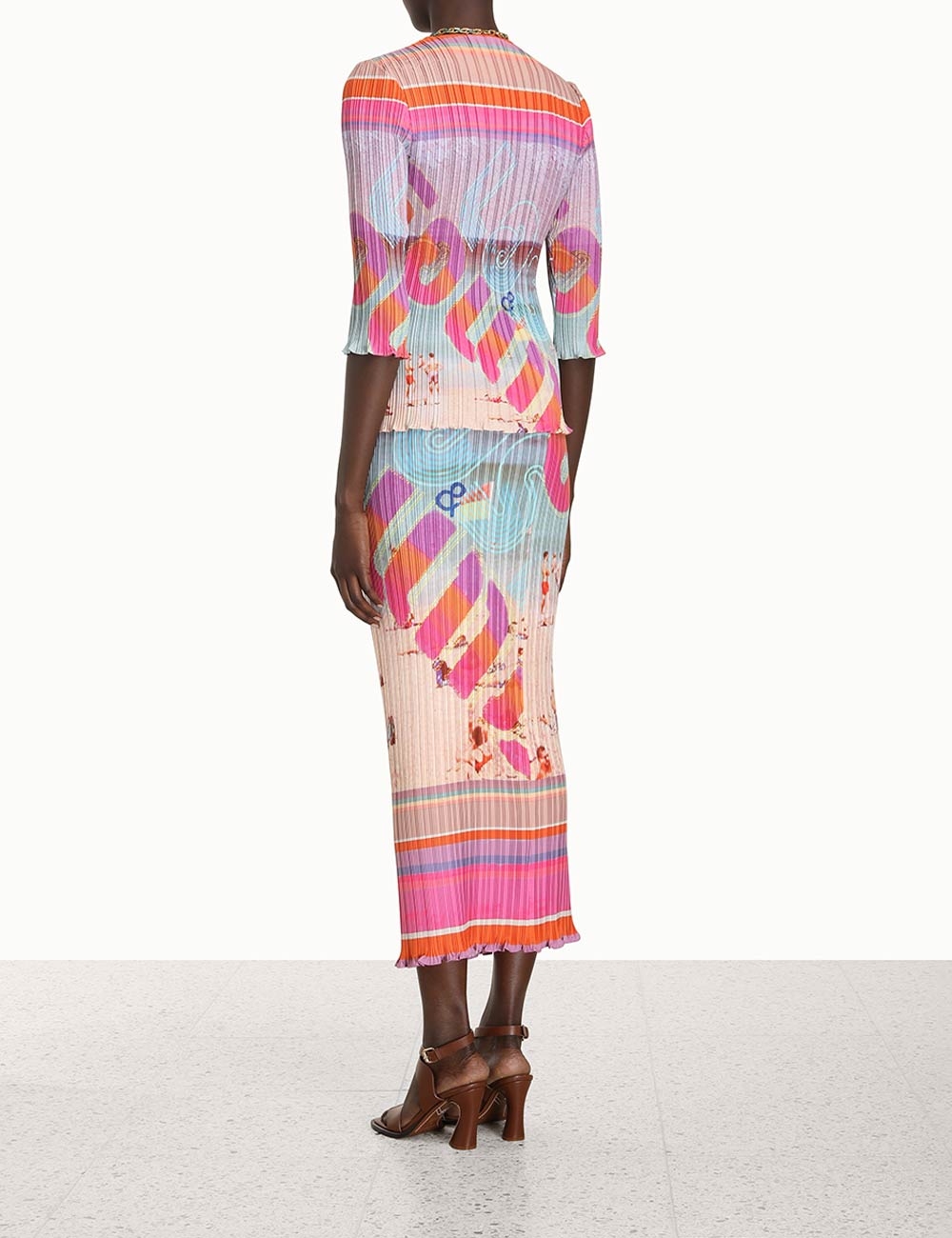 Wonderland Pleated Skirt