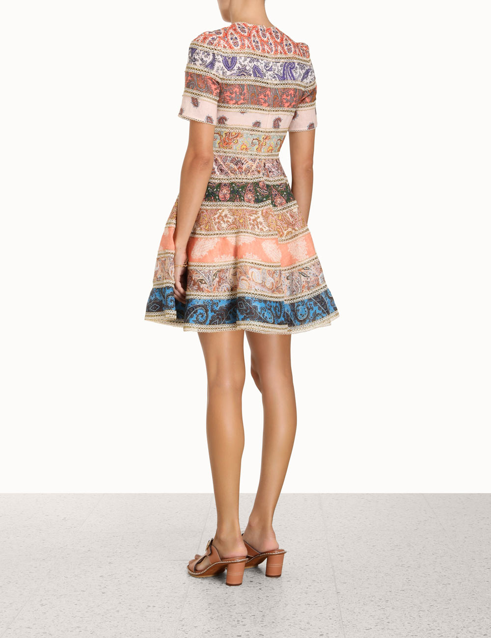 Devi Spliced Mini Dress