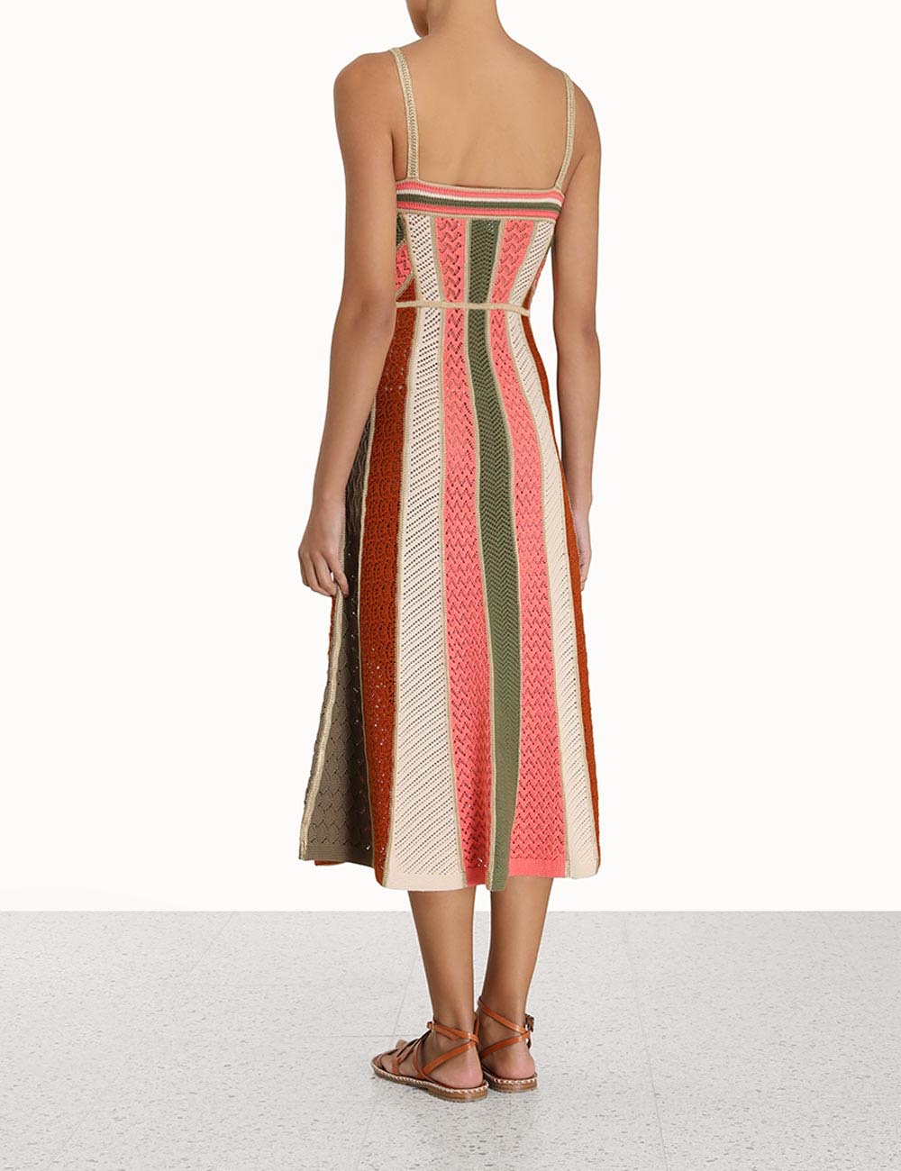 Chintz Panelled Midi Dress
