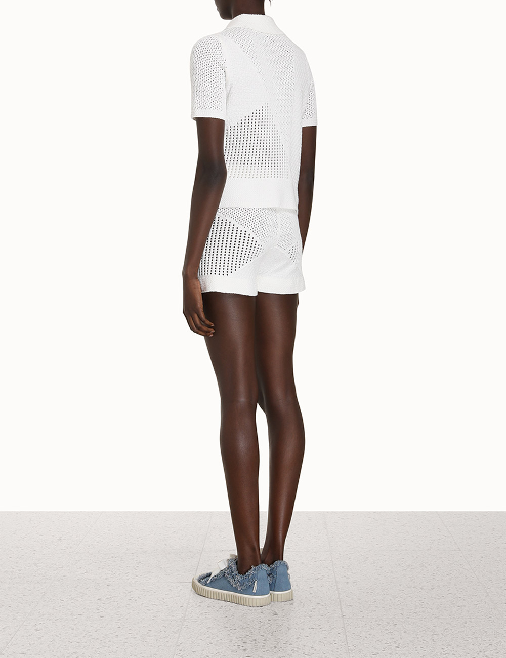 Raie Mesh Knit Shorts
