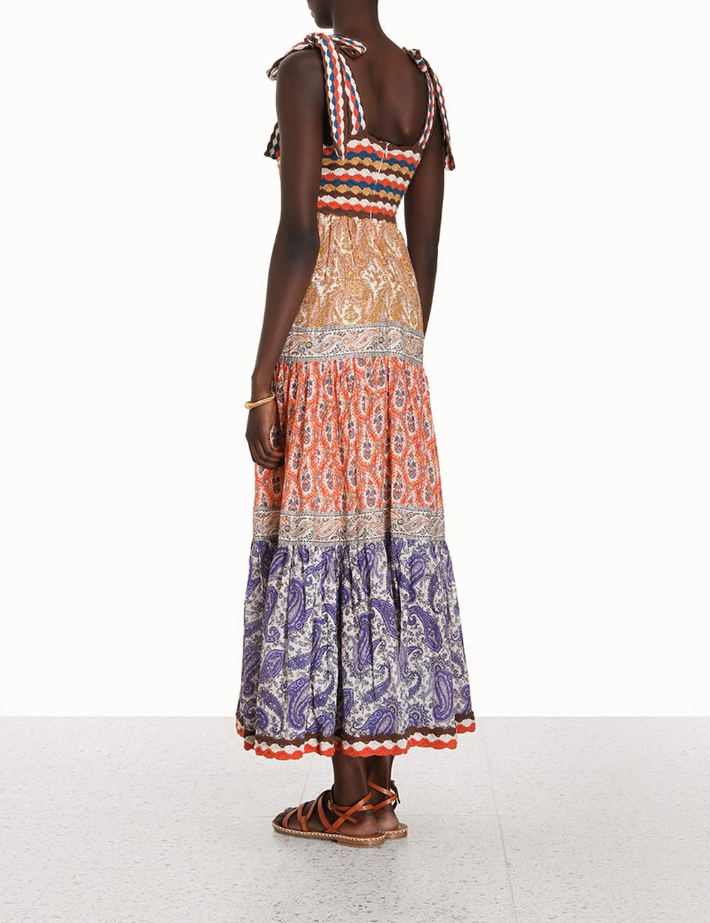 Devi Crochet Spliced Dress