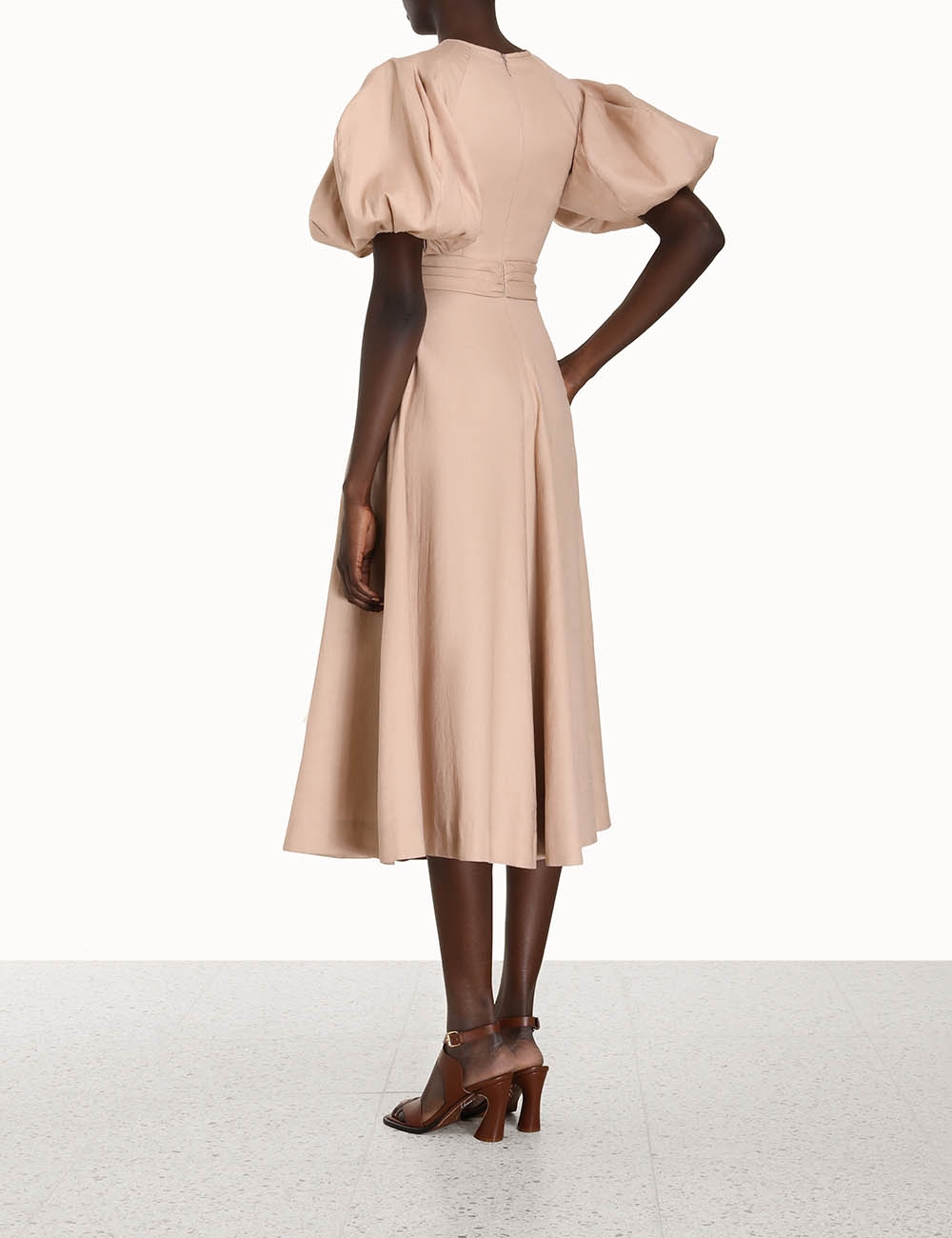 Wrap Midi Dress