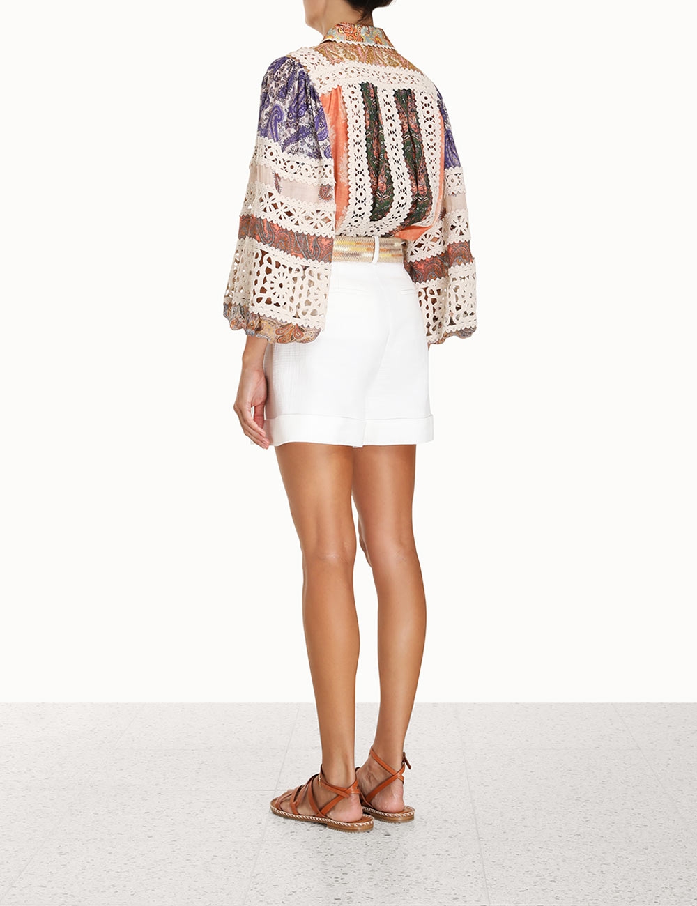 Devi Spliced Billow Blouse