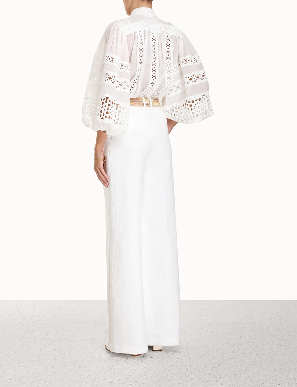 Devi Spliced Billow Blouse