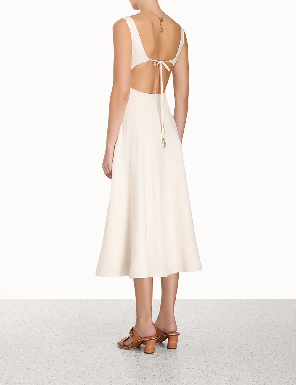 Devi Panelled Midi Dress