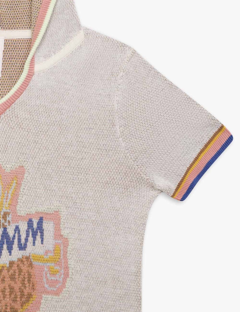Raie Jacquard Pineapple Hoodie