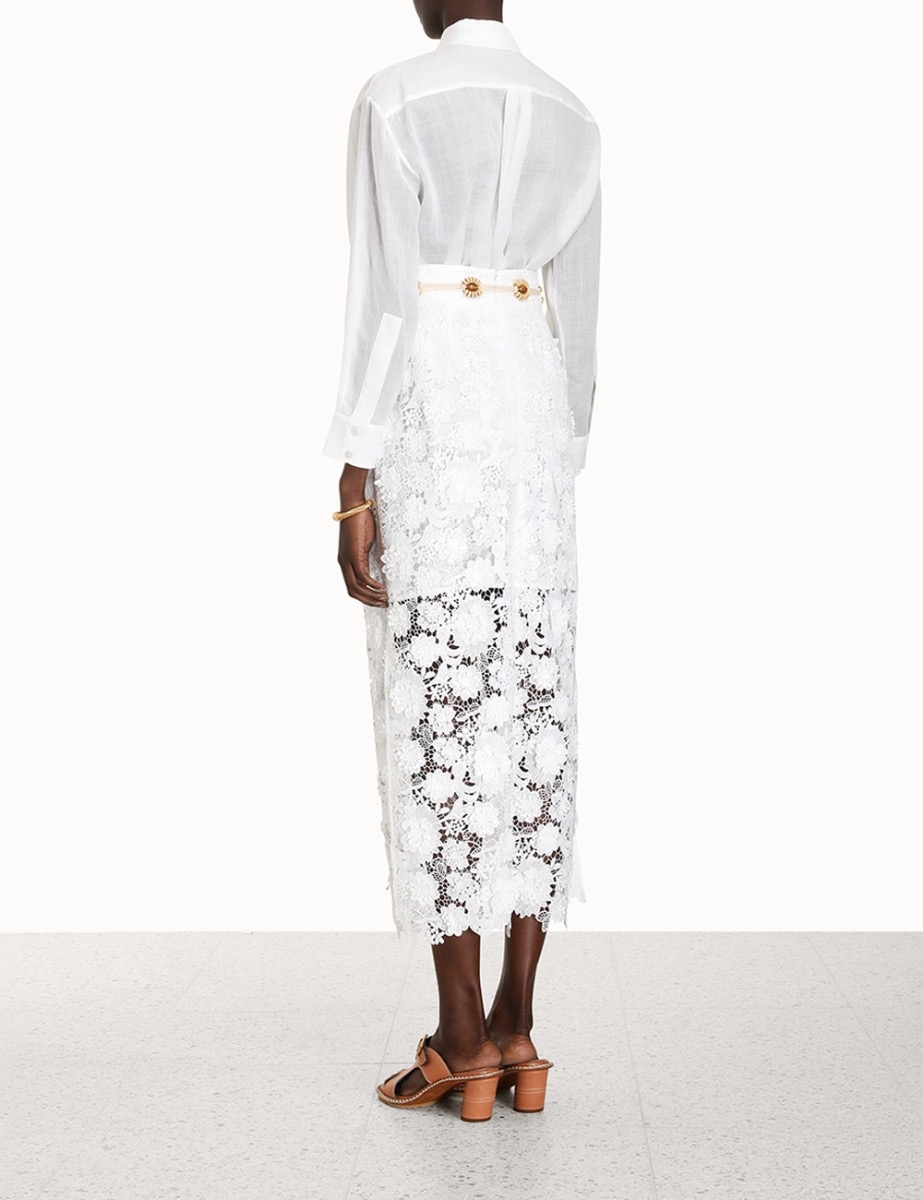 Raie Lace Flower Shirt