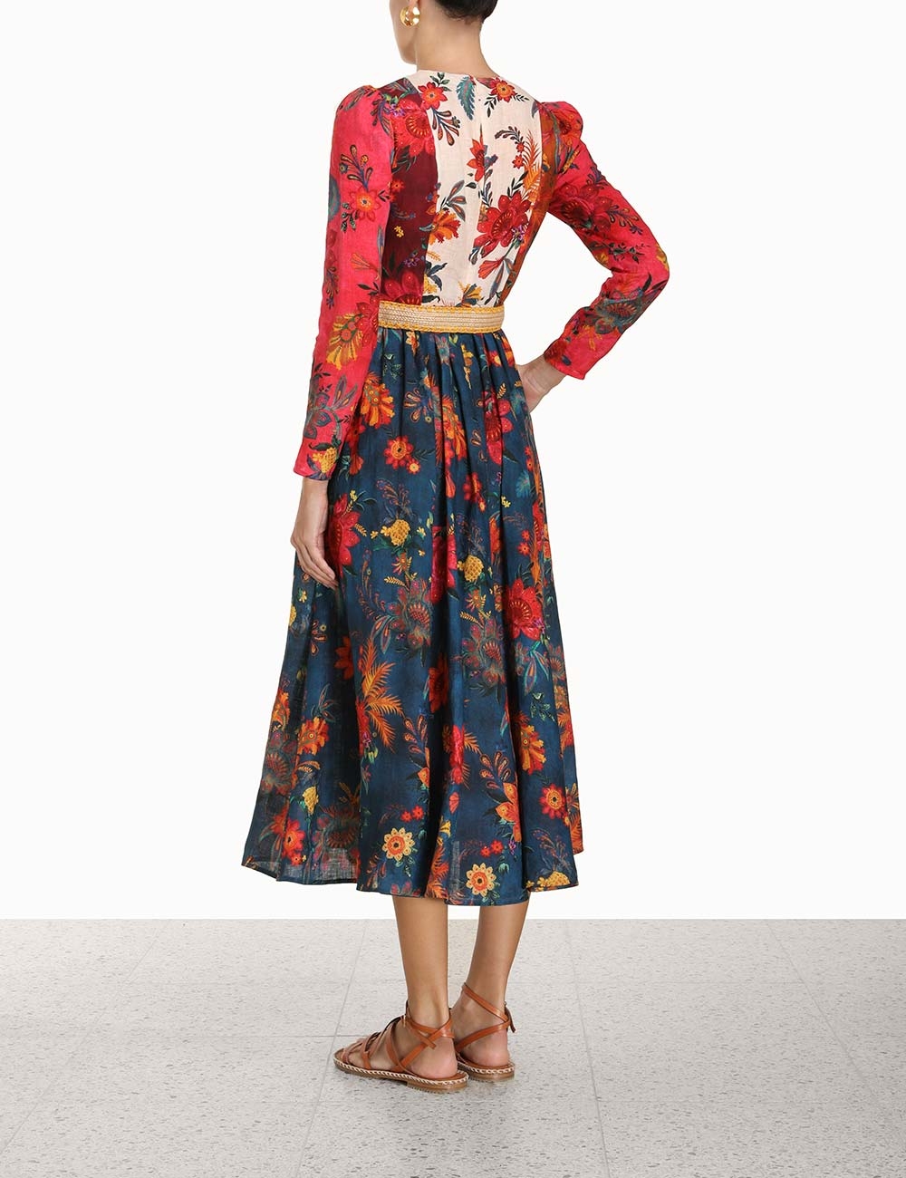 Ginger Long Sleeve Midi Dress