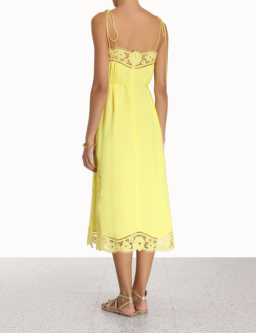 Halcyon Broderie Slip Dress