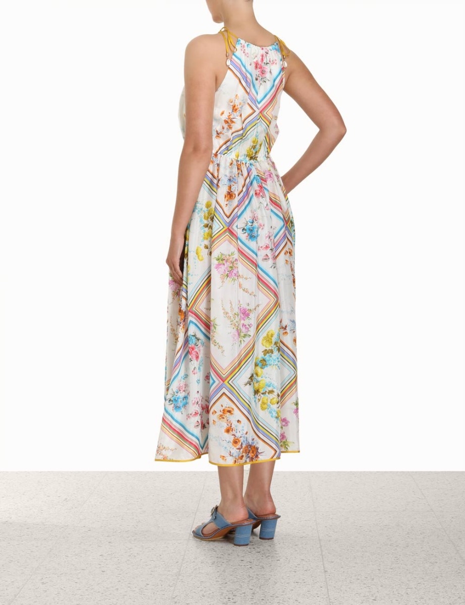 Halcyon Halter Scarf Dress