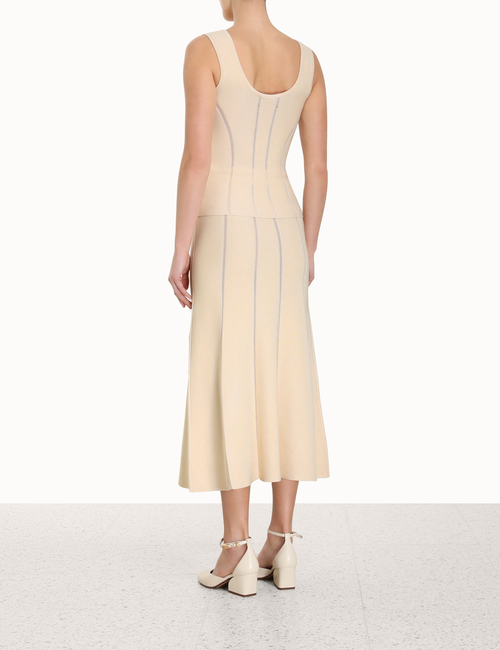 Luminosity Knit Panelled Tank