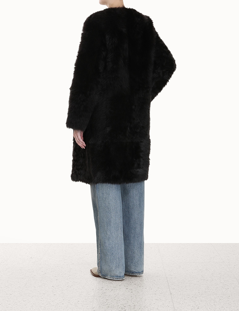 Luminosity Shearling Coat