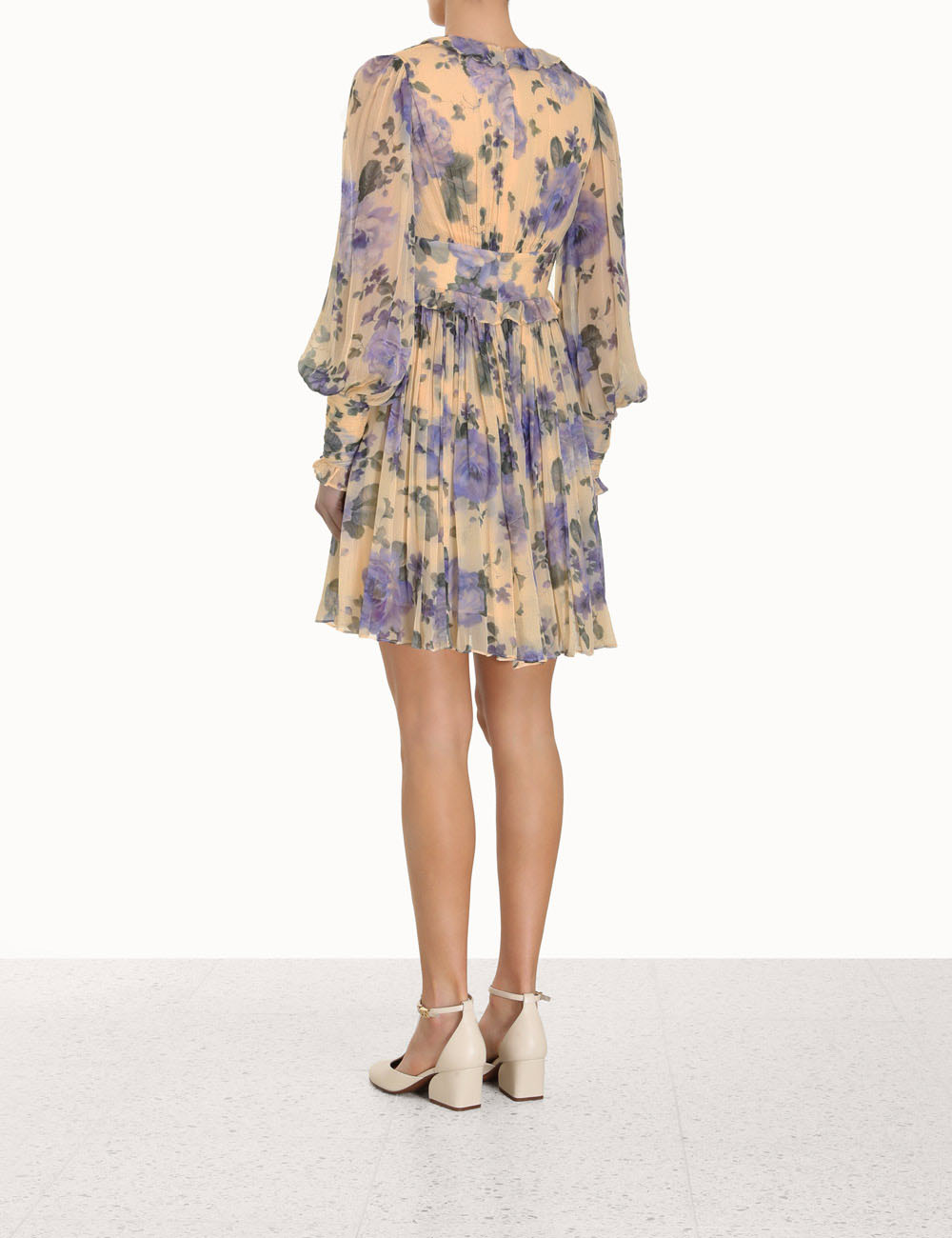 Lyrical Ruffle Mini Dress
