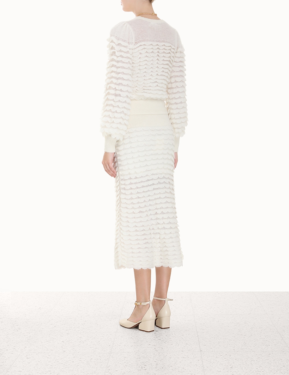 Luminosity Scallop Skirt