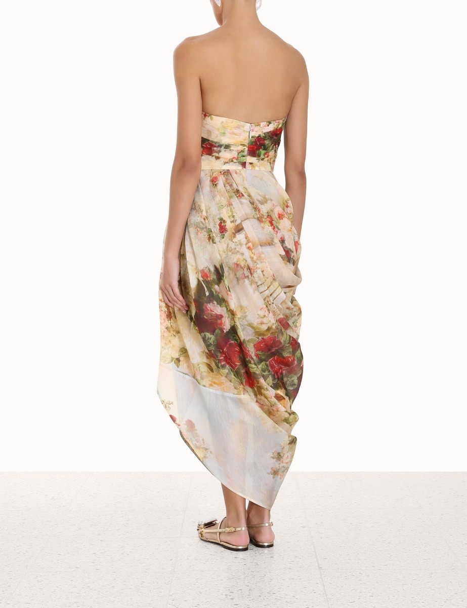 Luminosity Strapless Midi