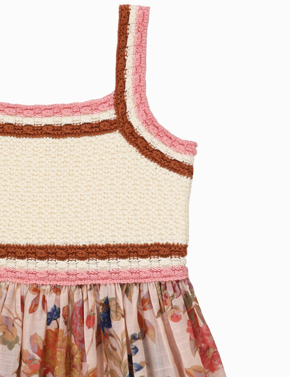 August Knit Top Woven Dress
