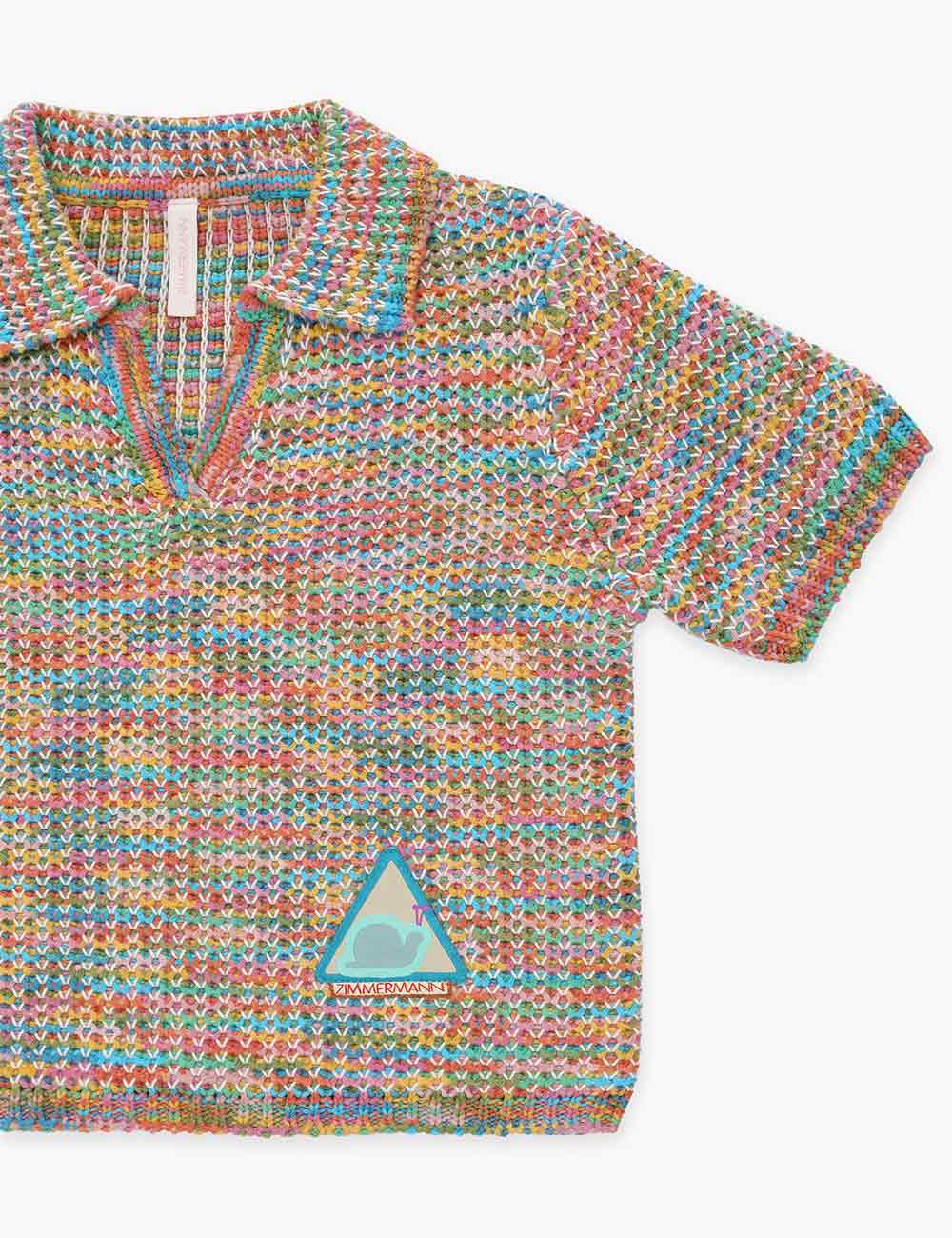 August Textured Knit Polo