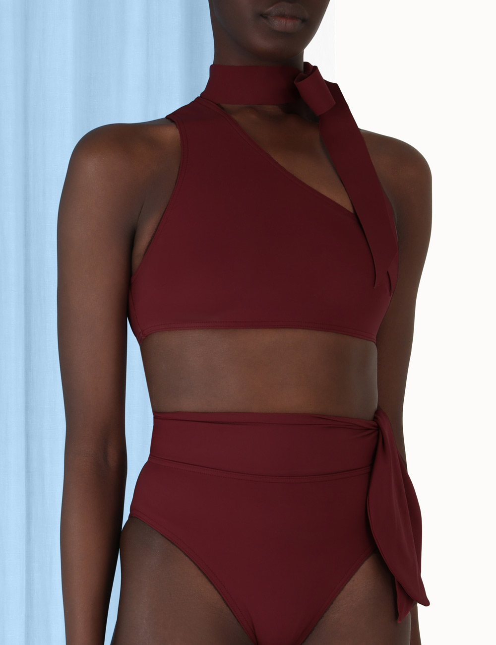 Separates Sculpt Neck Tie Bra