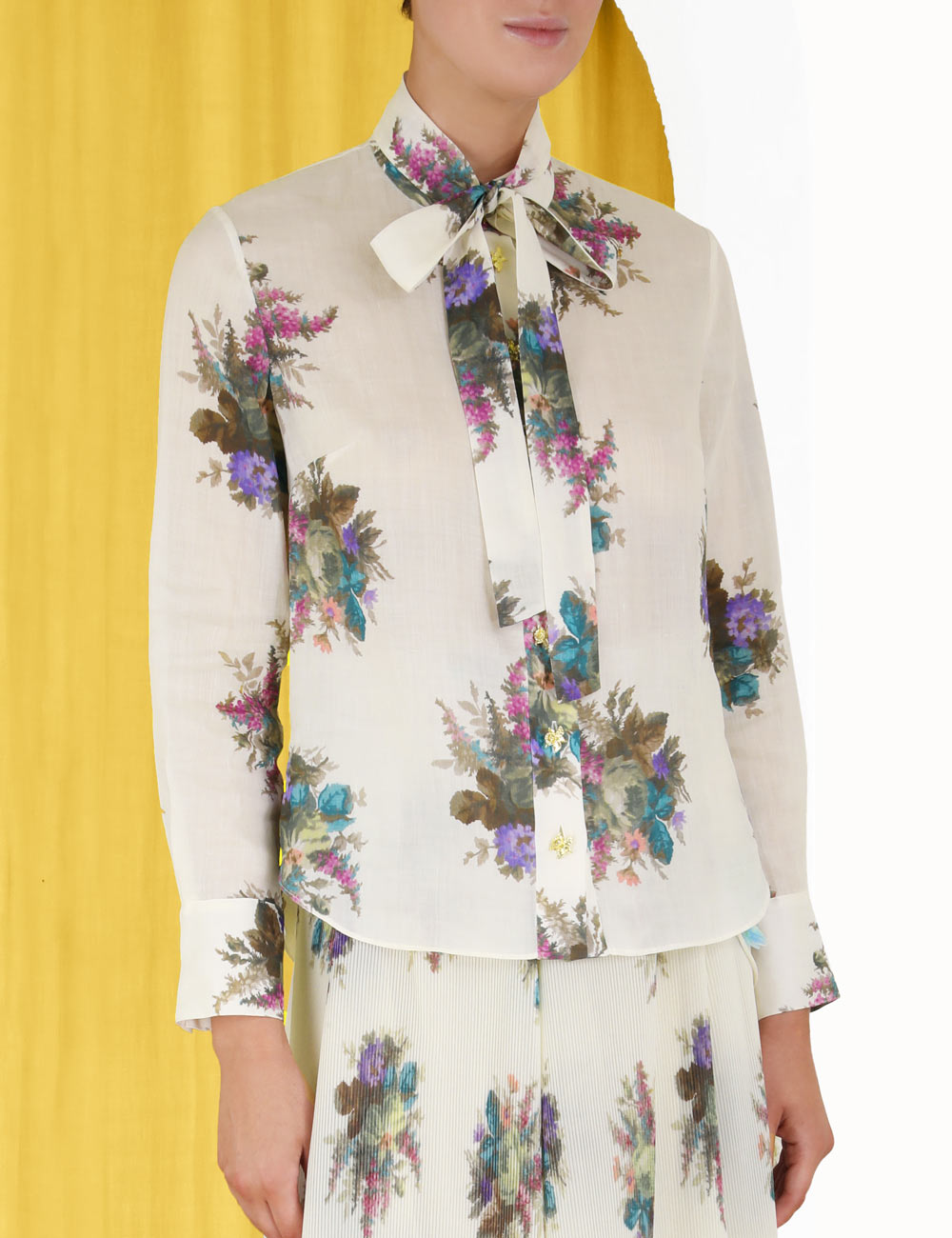 Tie Neck Blouse