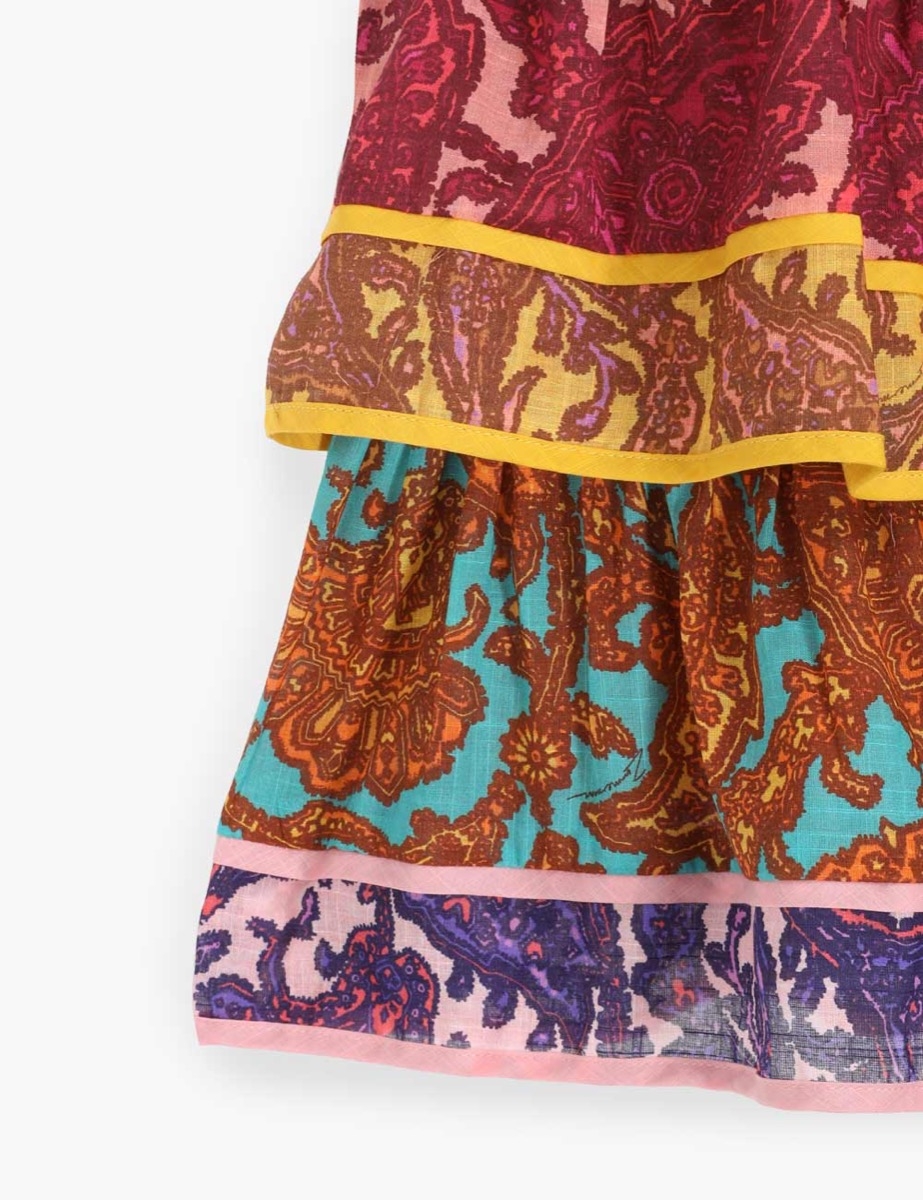 Tiggy Shirred Tiered Dress 
