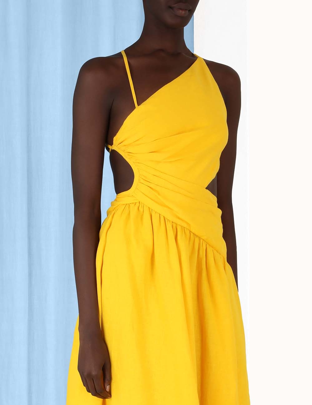 Ginger Asymmetric Midi Dress