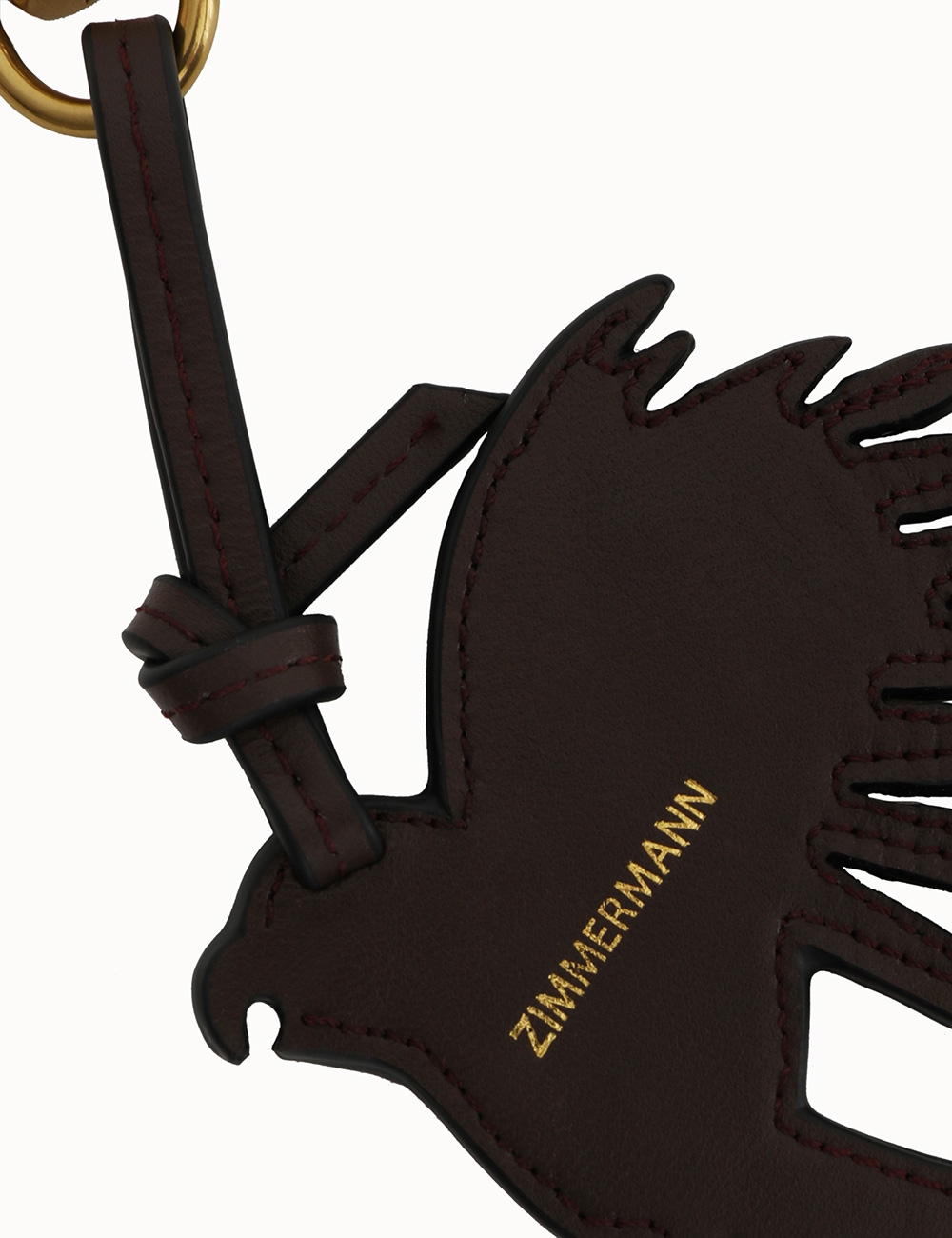 Leather Parrot Keycharm