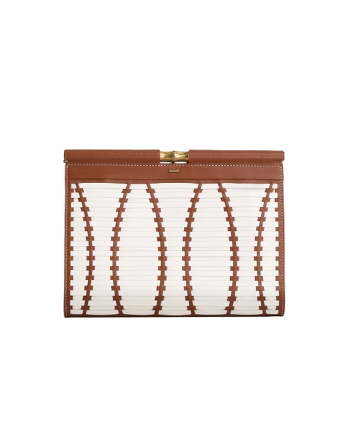 Large Woven Clutch