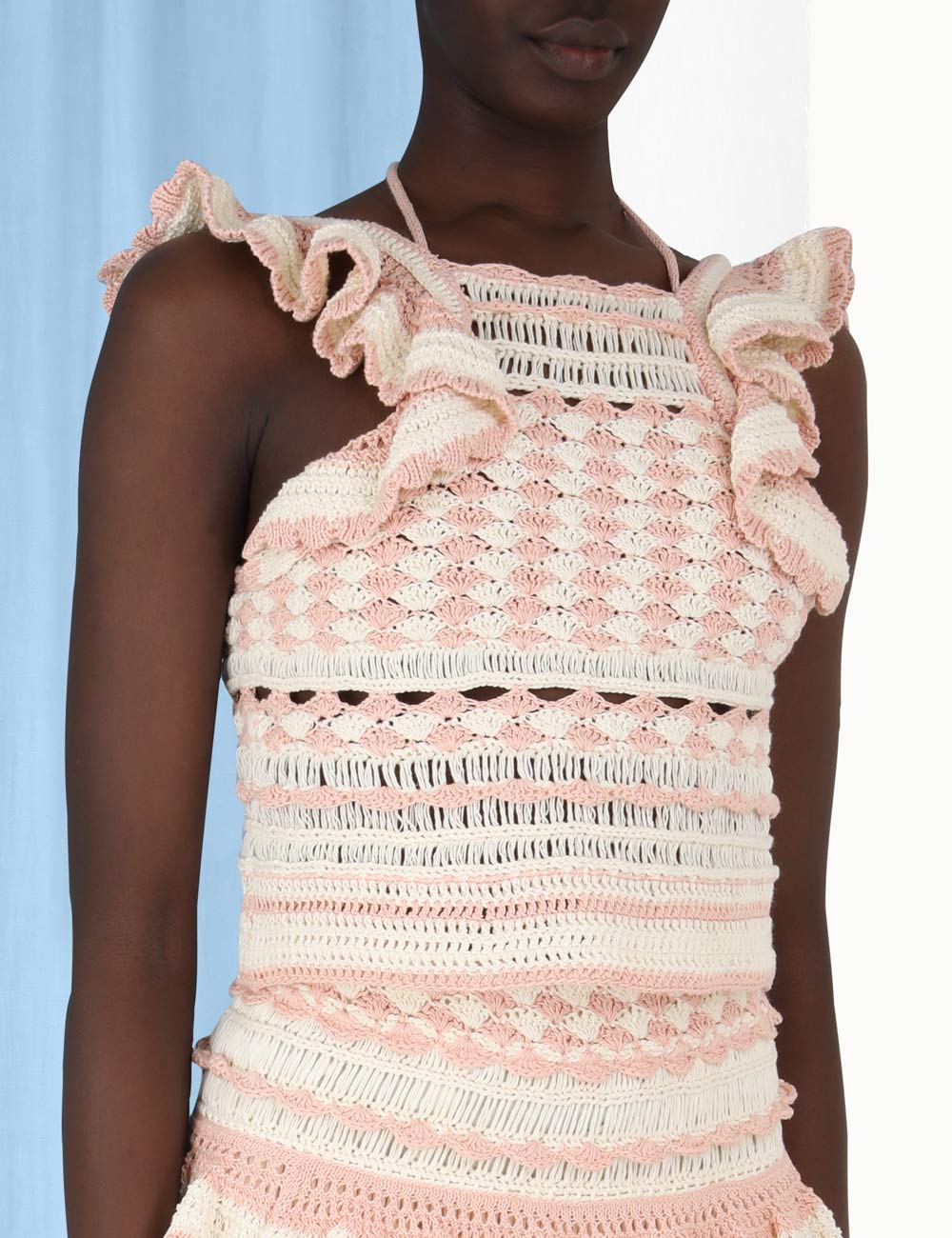 Clover Crochet Halter Tank