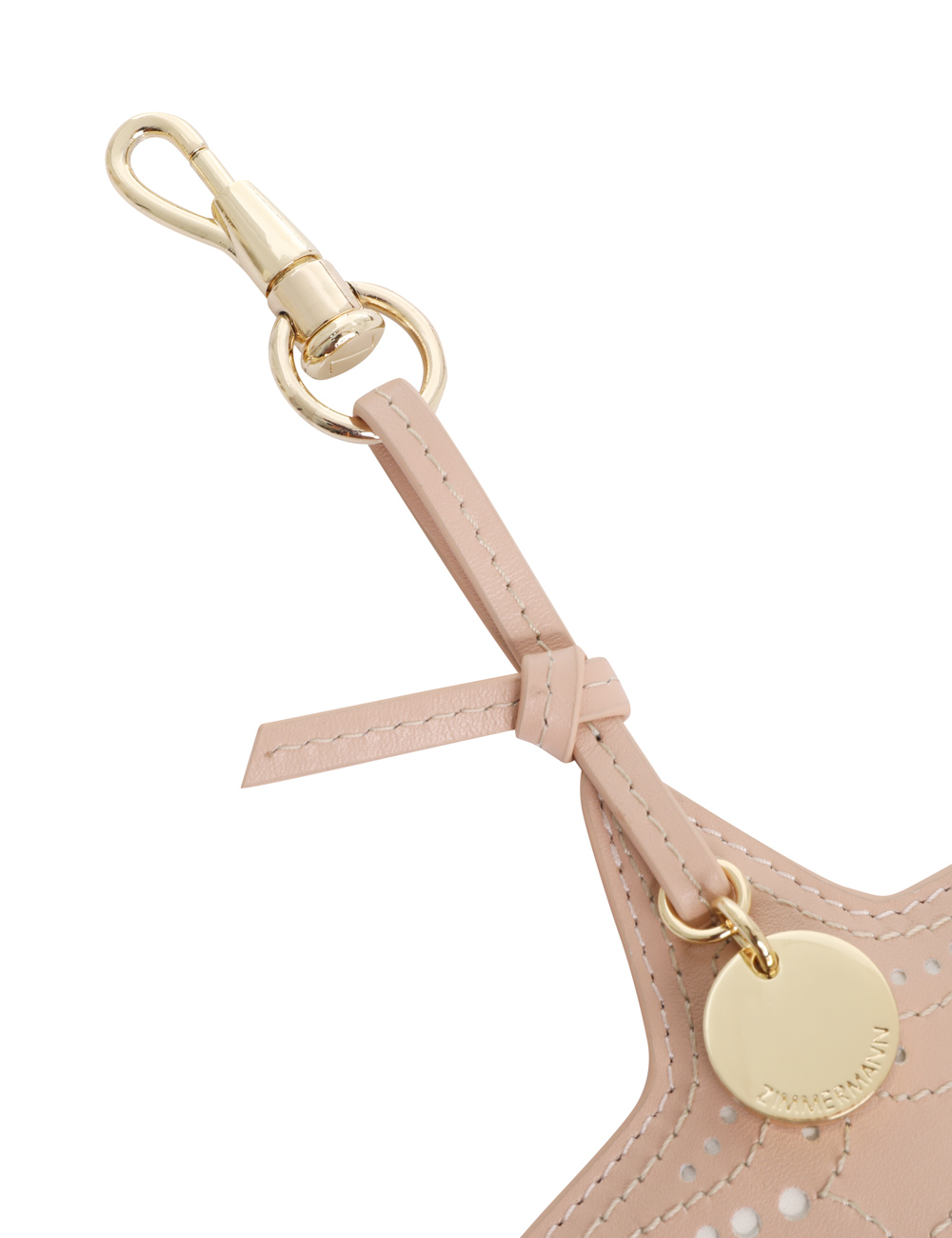 Leather Starfish Key Charm