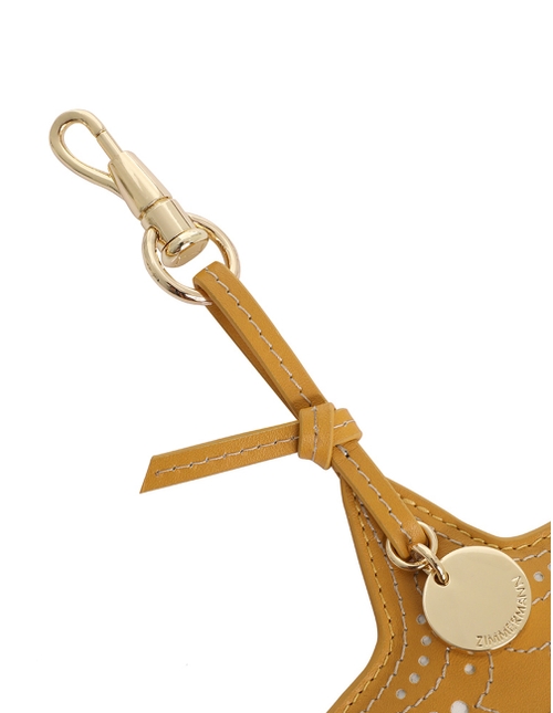 Leather Starfish Key Charm