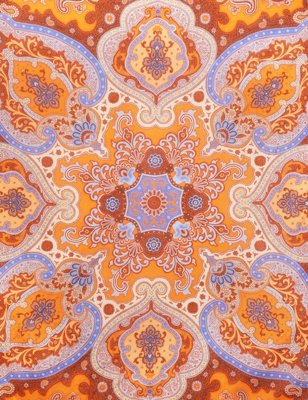 Silk Cotton Square Scarf