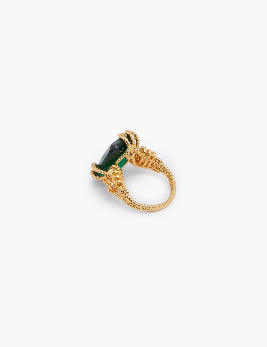 Tangled Rope Cocktail Ring