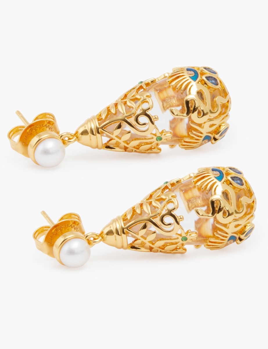 Crystal Tarot Drop Earrings