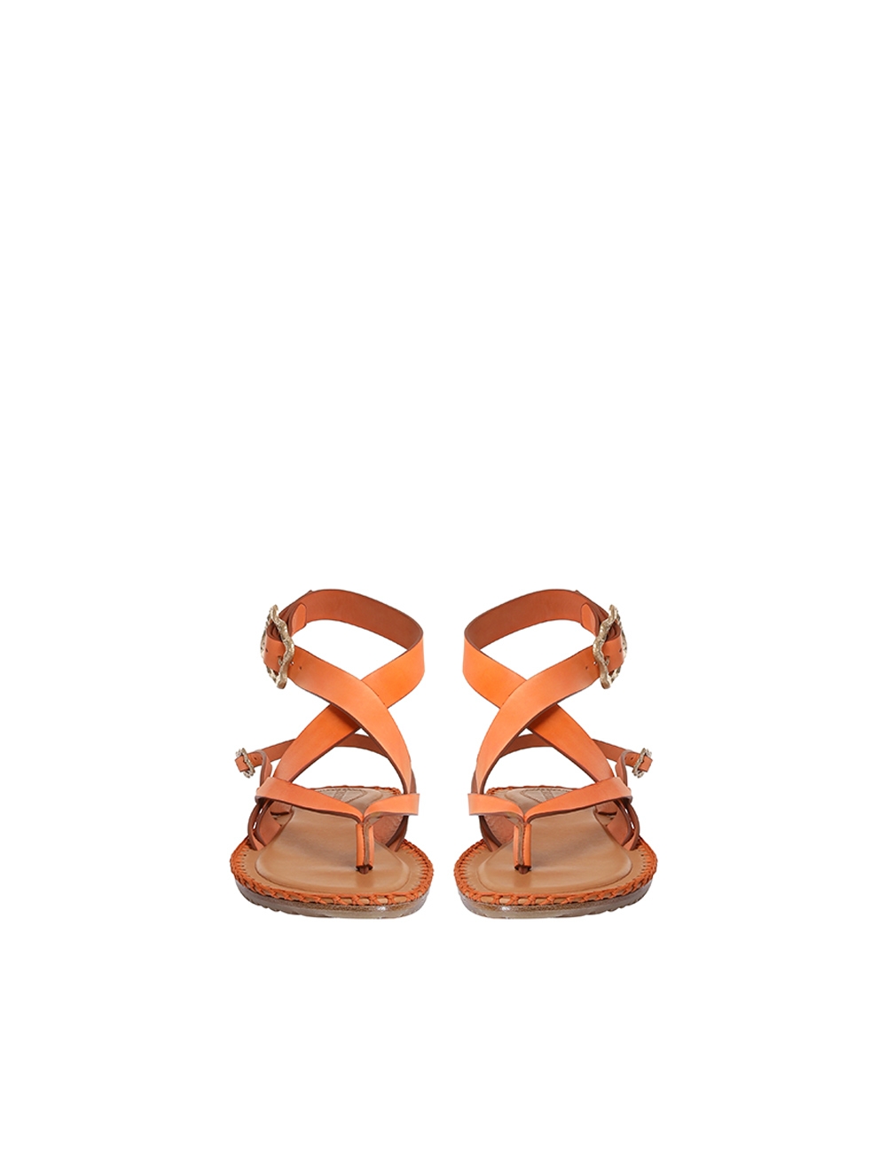 Multi-Strap Sandal Flat