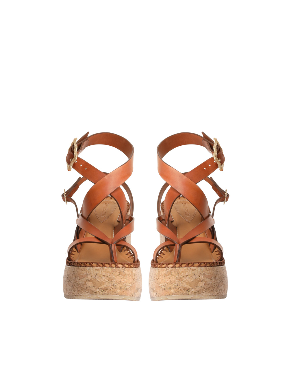 Multi-Strap Sandal Wedge
