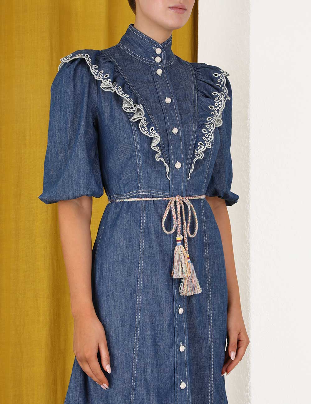 Laurel Scallop Midi Dress
