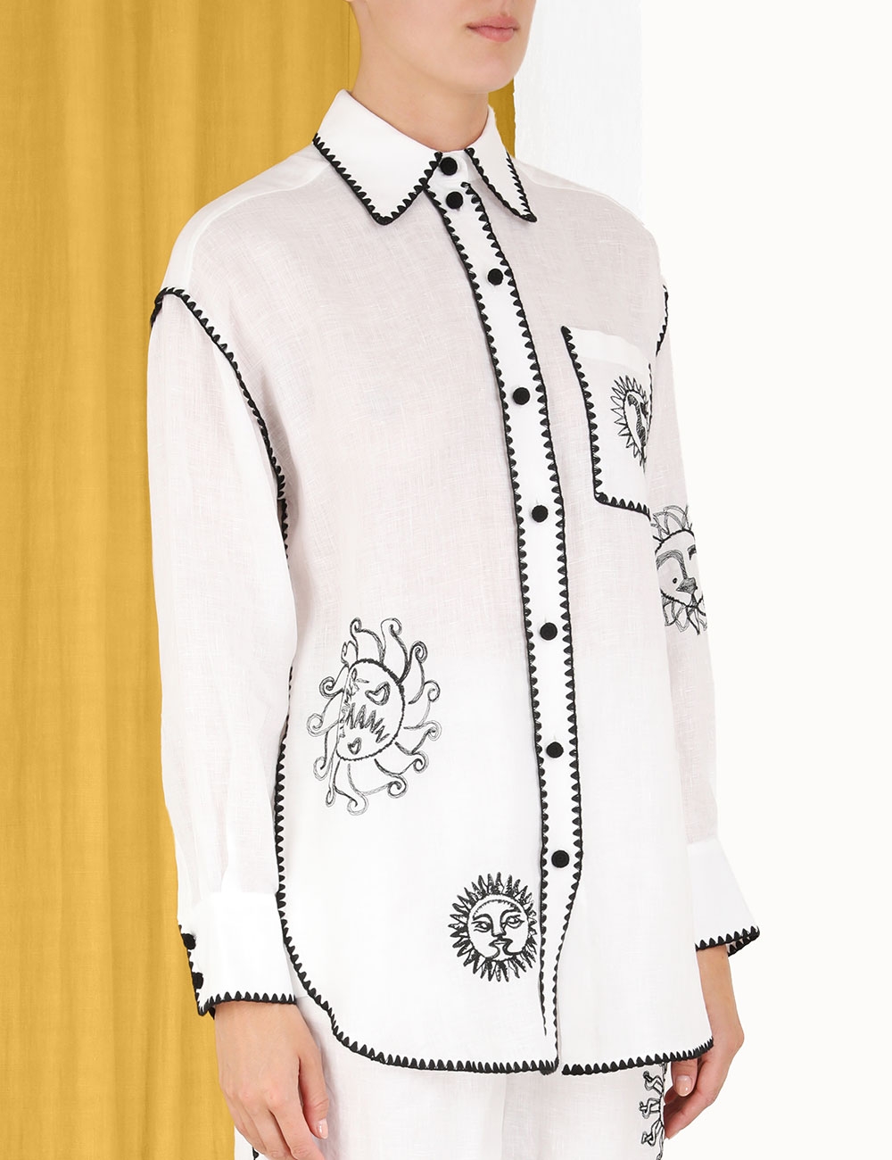 Clover Embroidered Shirt