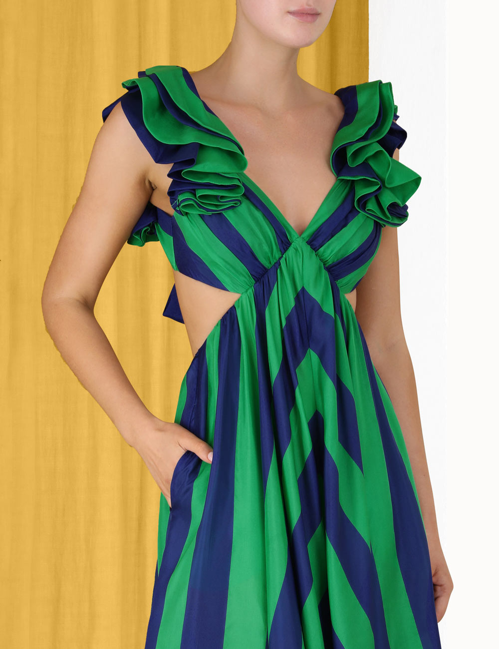 Tiggy Frill Shoulder Dress 
